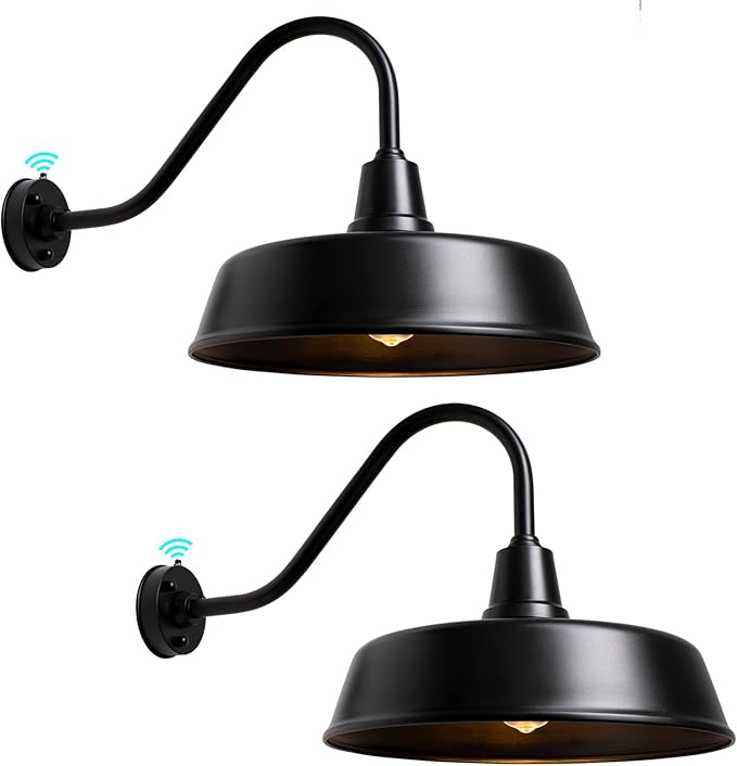 Outdoor Gooseneck Barn Light by METOJIA