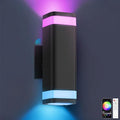 Smart Outdoor RGB Wall Lights, Wi-Fi & App Control Color Changing Up and Down by Zinola
