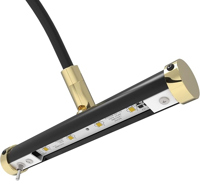 Cocoweb 9 Inch Tru-Slim Black and Brass Picture Light - Image 5
