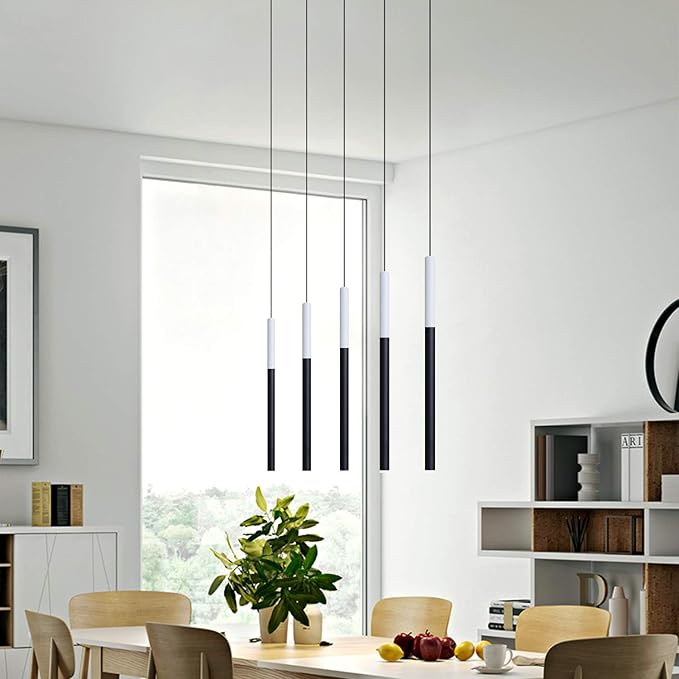 ALTAIR 5 Mini Pendant Lighting White-Black - Image 6