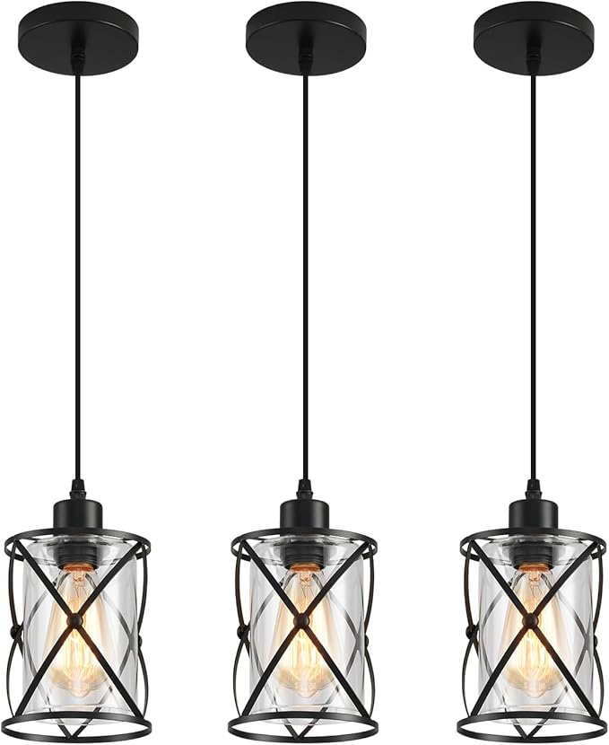 3 Lights Industrial Pendant Light by SINMILA