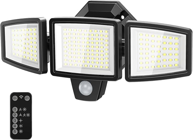 LED Security Lights Motion Sensor Outdoor Lights, 5000K Daylight, IP65 by Lightupyourwayhome