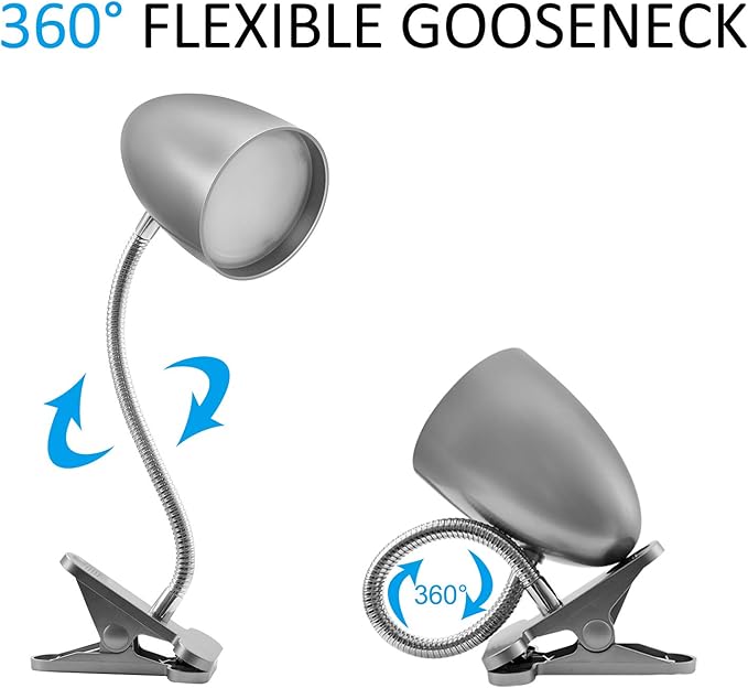 Desk lamp with Clamp, Non-Dimmable Clip Light - Image 3