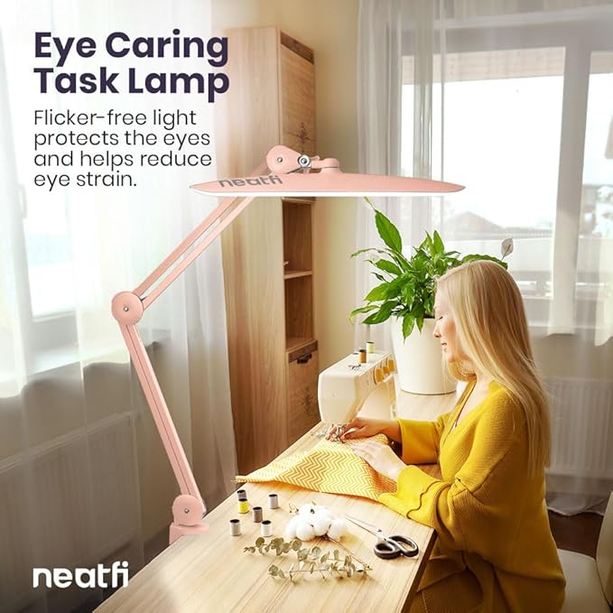 Neatfi XL 2, 200 Lumens LED Task Lamp, 24W Super Bright Desk Lamp, 4 Level - Image 3