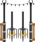 String Light Poles, Metal Poles by NUERPO