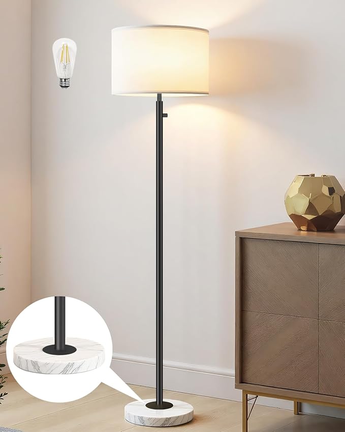 Floor Lamp for Bedroom, Modern Floor Lamp for Living Room, Standing Lamp by Aulaiyi