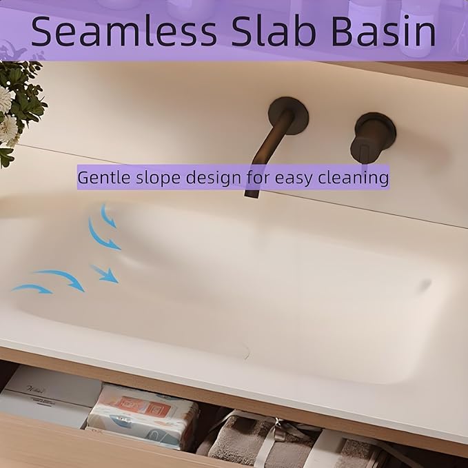 Double Bathroom Vanity with Sink - Image 3