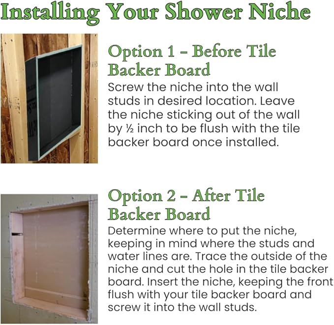 Shower Niche Insert Tile Ready - Image 5