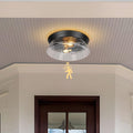 Motion Sensor Outdoor Ceiling Light, Farmhouse Waterproof Ceiling Light by RosientLighting