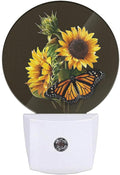 EKOBLA Night Light Sunflower and Butterfly Night Lights Plug into Wall by EKOBLA
