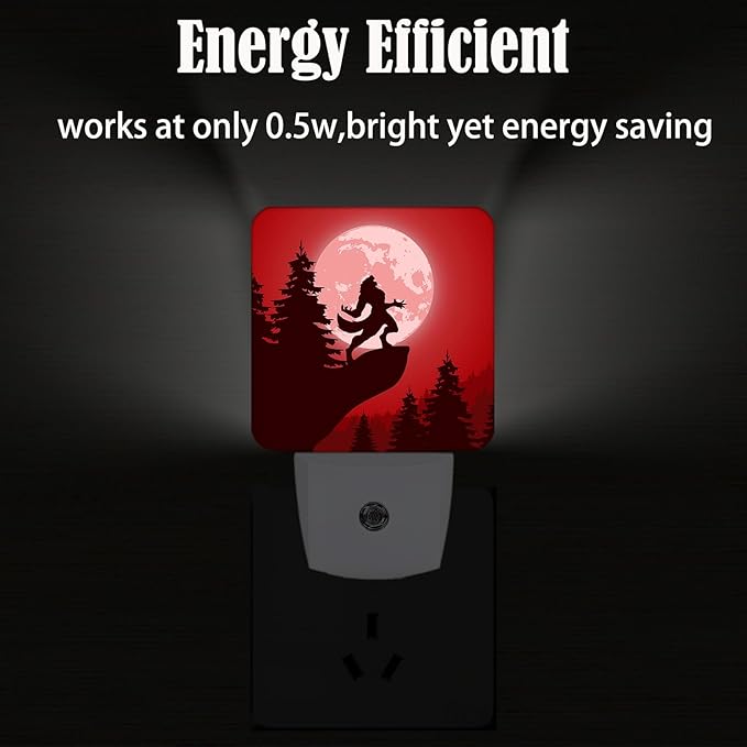 Blood Moon and Werewolves Night Light, Plug-in Night Lights - Image 4