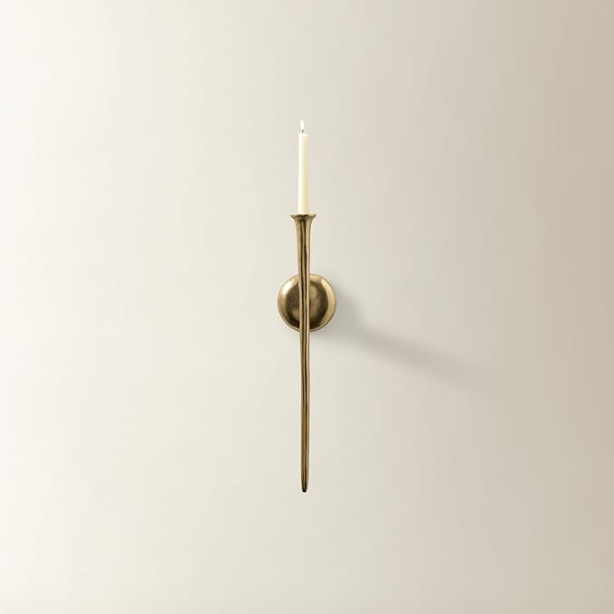 Z Gallerie One Piece Aspar Wall Sconce, Modern Candle Holder by ZGallerie