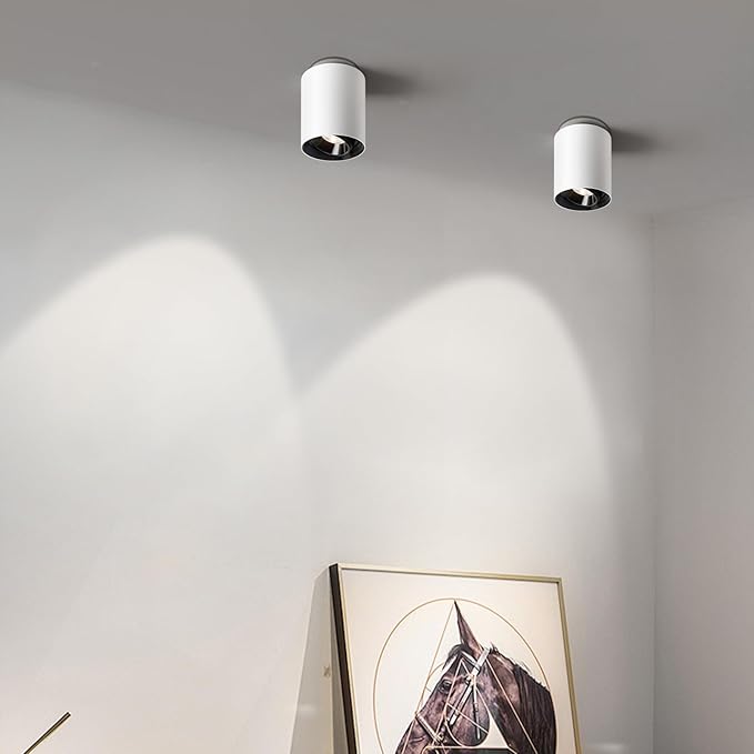 OKELI White Modern LED Dimmable Ceiling Light Fixtures - Image 8