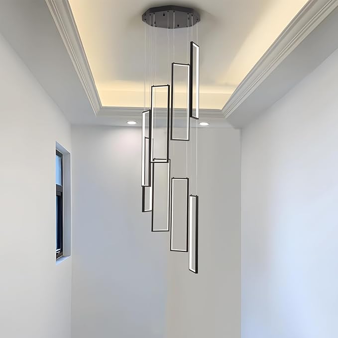 Modern Rectangle Chandelier by SHIANDAR