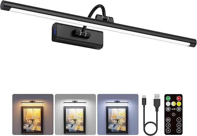 24" Picture Light with 8000mAh Battery by Craftersmark