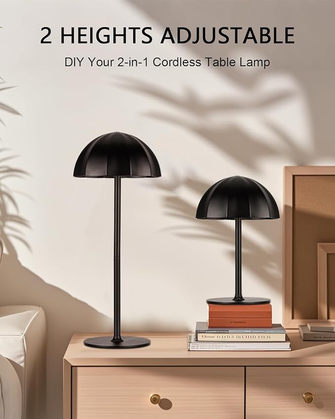 Cordless Table Lamps Rechargeable, 4000mAh Battery Operated Table Lamps - Image 6