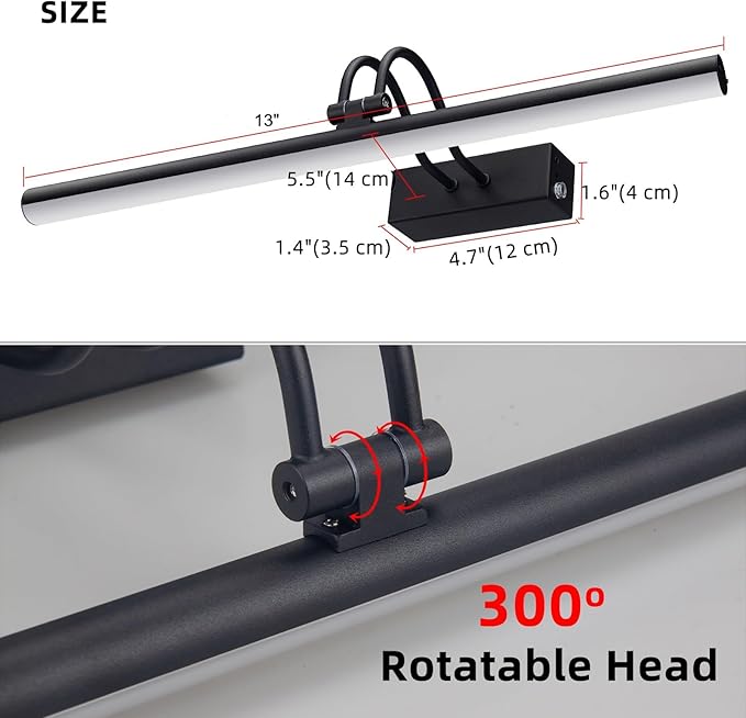 Picture Light, Picture Lights for Wall Cordless, Battery Wall Lights for - Image 7