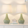Seealle Modern Green Table Lamps Set of 2 by SeealleLighting