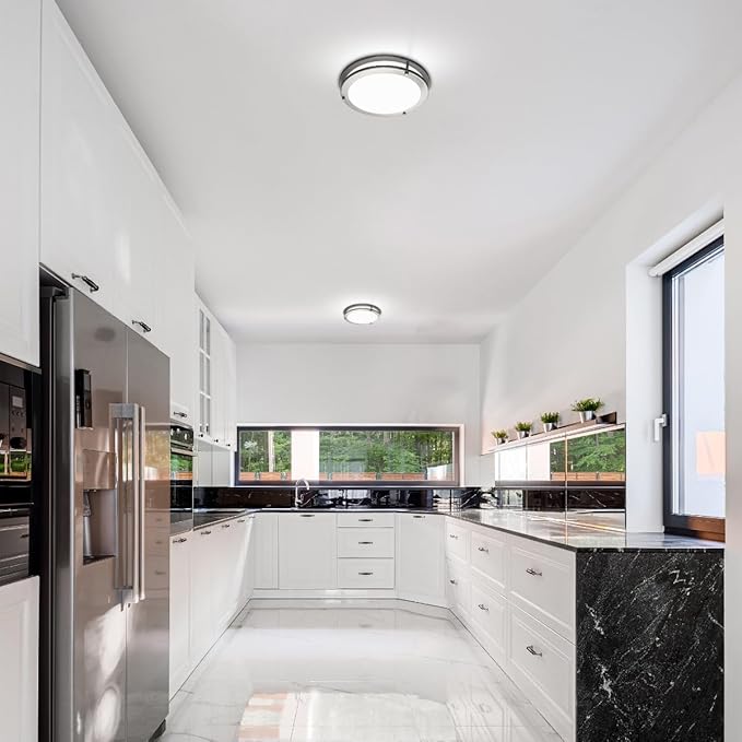 Builder Essential Axis LED 12in Round Flush Mount 18W 1, 350 Lumens - Image 5