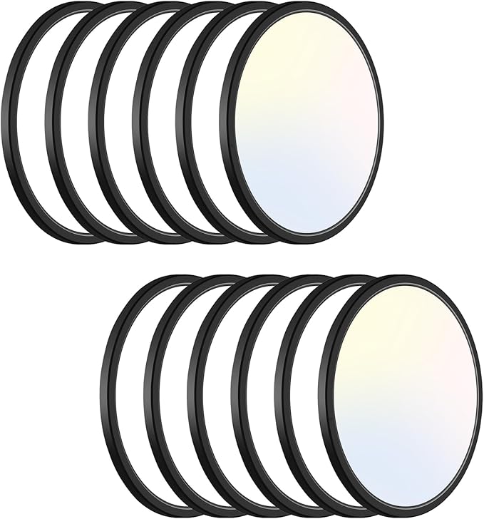 libtit 13 Inch Led Flush Mount Ceiling Light Fixtures, 3 Color by Libtit