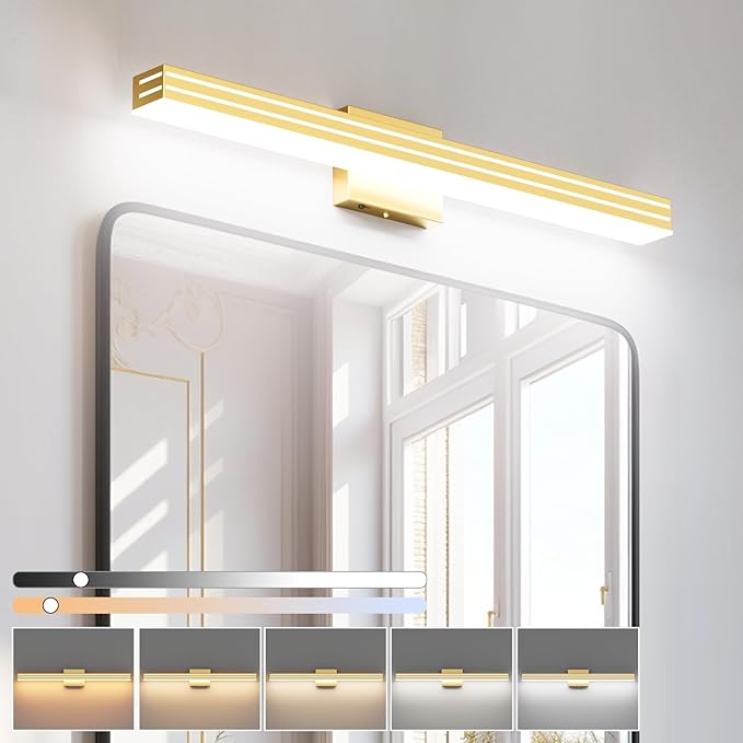 Ralbay 31.5inch Gold Vanity Light by RalbayLighting