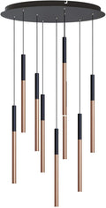 ALTAIR 9 Mini Pendant Lighting Black-Copper by CONTECDEVELOPMENT