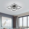 GEADI Led Ceiling Light, Modern 4-Square Ceiling Lamp 52W Dimmable Flush Mount by GEADI