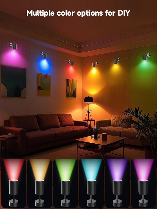 LED Spot Lights, Color Changing Wall Light - Image 7
