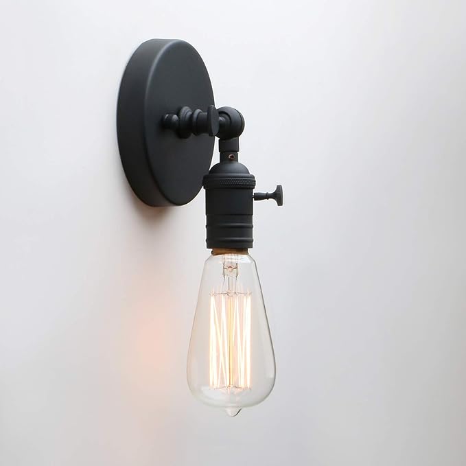 PERMO Minimalist Single Sconces Socket 1- Light Wall Sconce Lighting - Image 2