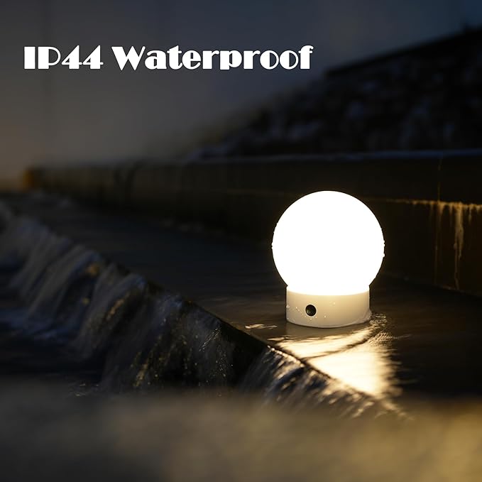 Small Cute Cordless Table Lamp Rechargeable, Battery Operated Shower Lamp - Image 7