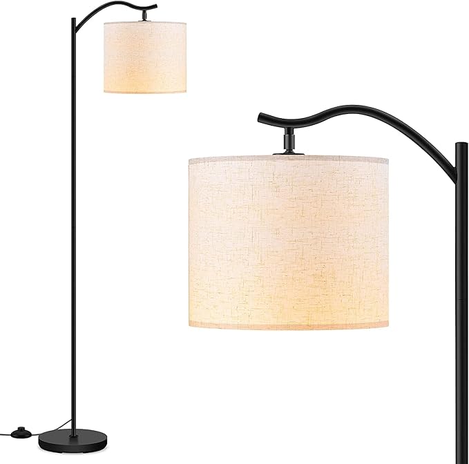 BoostArea Floor Lamp for Living Room, LED Arched Floor Lamps, Tall Modern by BoostArea