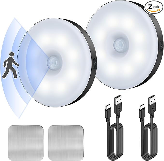 Motion Sensor Night Light 2 Pack LED Night Lights, Dusk to Dawn Motion Sensor by DWEPTU