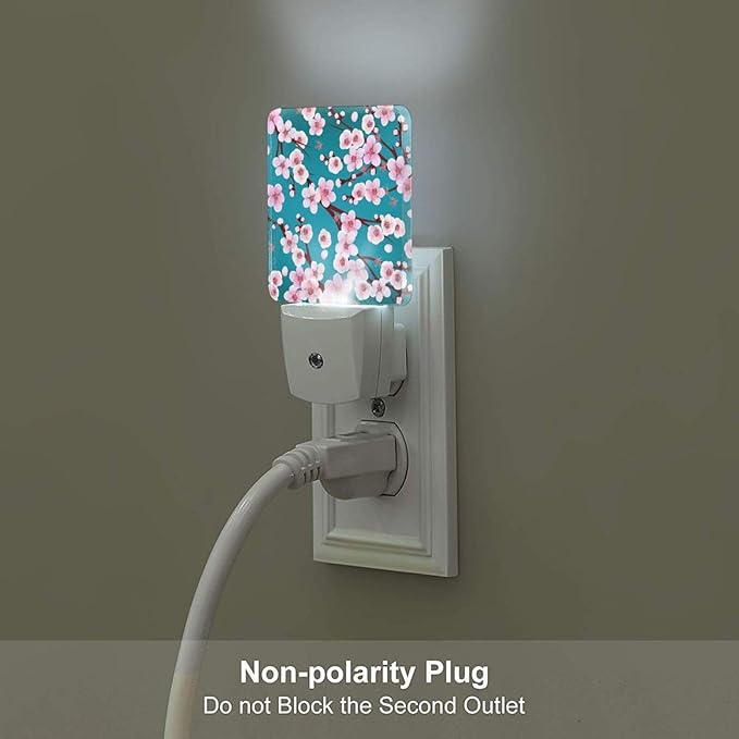 Cherry Blossom Night Light, Plug Into Wall Decor - Image 5