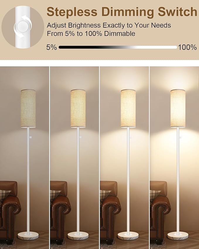 Floor Lamp for Living Room, Dimmable Floor Lamp - Image 3