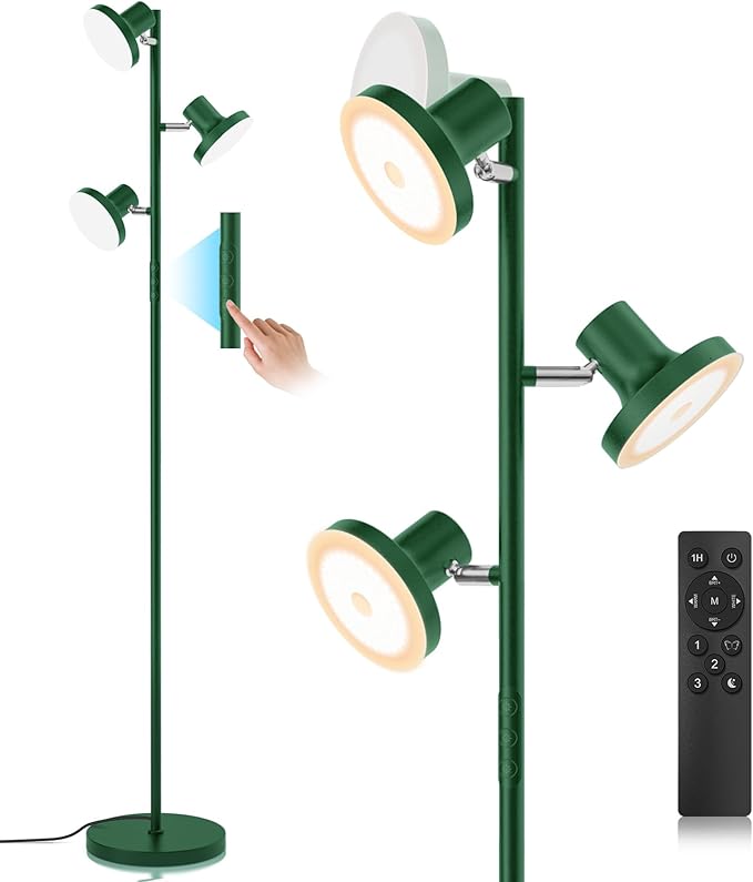 36W LED Tree Floor Lamp, Modern Dimmable Standing Lamp by SIBRILLE