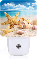 Beach Shell and Starfish Conch Night Light, Plug-in Nightlights Auto Sensor by Unknown