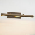 Hardwired Aged Brass Picture Light: 24" Rotatable Vintage Antique Bronze by HONIEGG