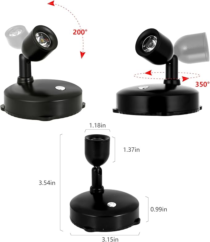 Cordless Spotlight Battery Operated, LED Plant Light, Dimmable Accent Light - Image 6