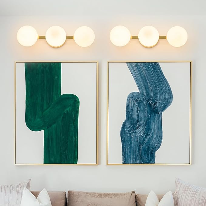 Bathroom Vanity Mirror Light Fixtures: 3 Lights Bath Wall Sconce Lighting - Image 7