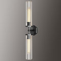 Black Crystal Wall Sconces Light by ZHTIECHUI