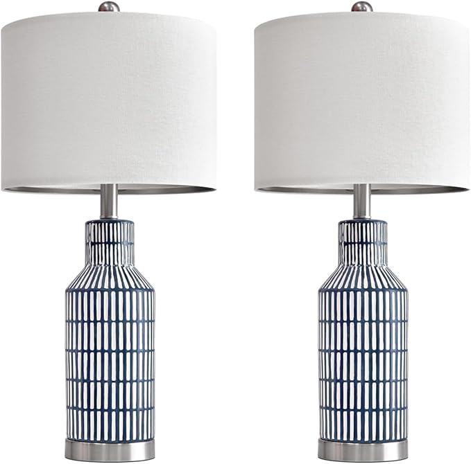 25" Modern Ceramic Lamps Single Table Lamp - Image 7