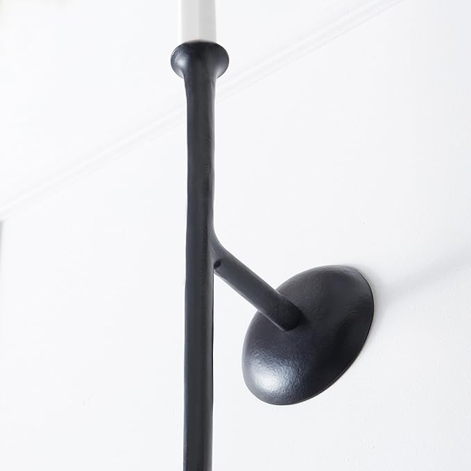 Z Gallerie One Piece Aspar Wall Sconce Long Candle Holder in Black Finish - Image 5