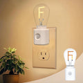Plug in Motion Sensor Dimmable Night Light, F-Type 2200K Amber Warm LED by LUMILECT