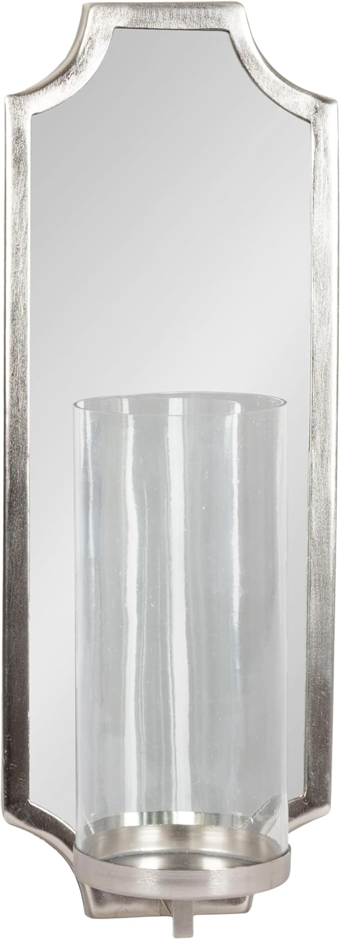Kate and Laurel Ciel Glam Mirrored Wall Sconce; 6 x 5 x 16; Silver; Traditional - Image 8