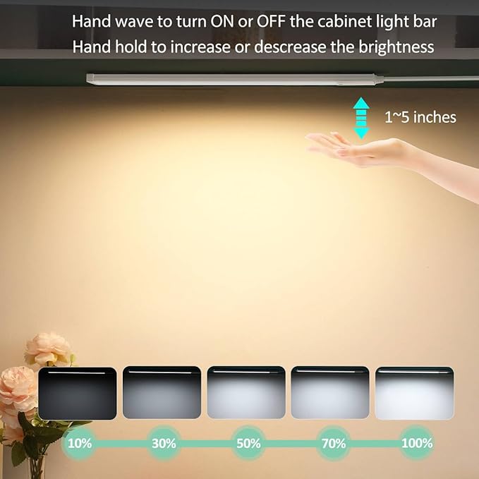 Under Cabinet Light 16 Inch Plug in 110VAC. Hand Wave Activated. 8W LED Light - Image 3