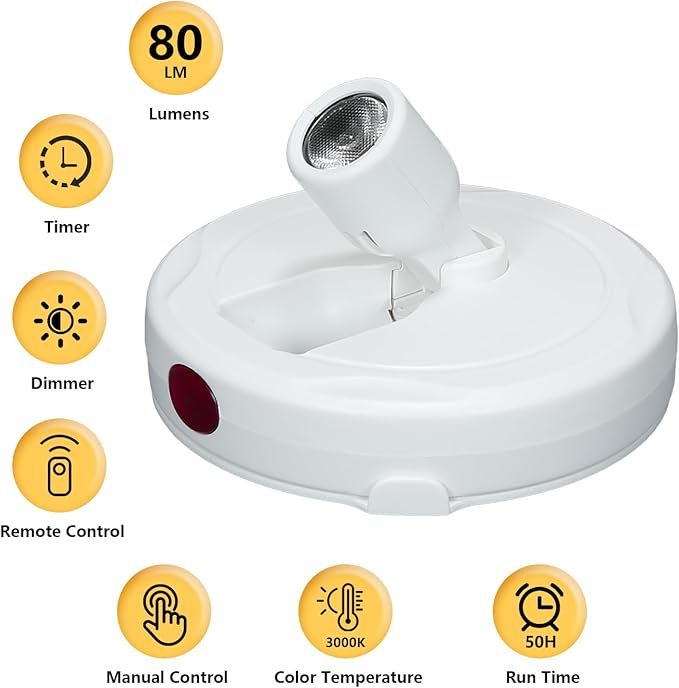 Cordless Spotlight Battery Powered, LED Accent Lighting - Image 5