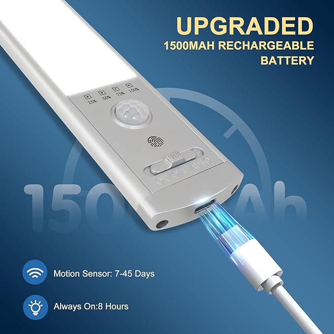 Under Cabinet Lighting, Rechargeable Under Counter Lights - Image 4