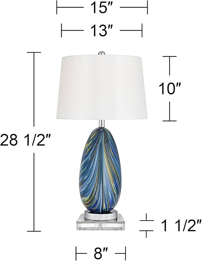 Possini Euro Design Pablo Modern Style Table Lamp - Image 4