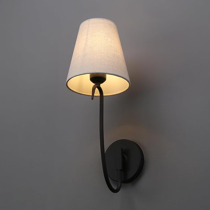 PERMO Matte Black Wall Sconce - Image 2
