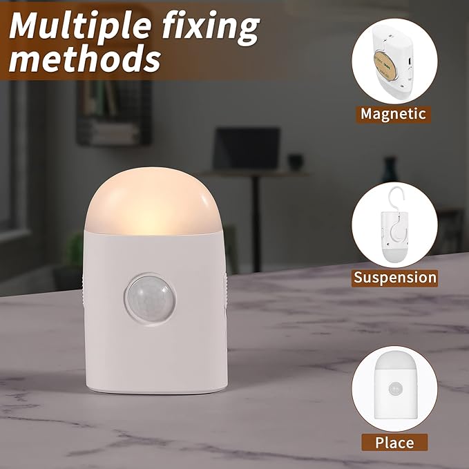 Motion Sensor LED Night Lights Warm White - Image 2